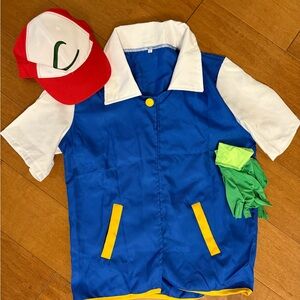 Pokémon Ash Ketchum Halloween Costume, Kids M